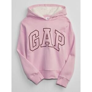 Gap Kids Logo Sherpa Hoodie Size small NWT​